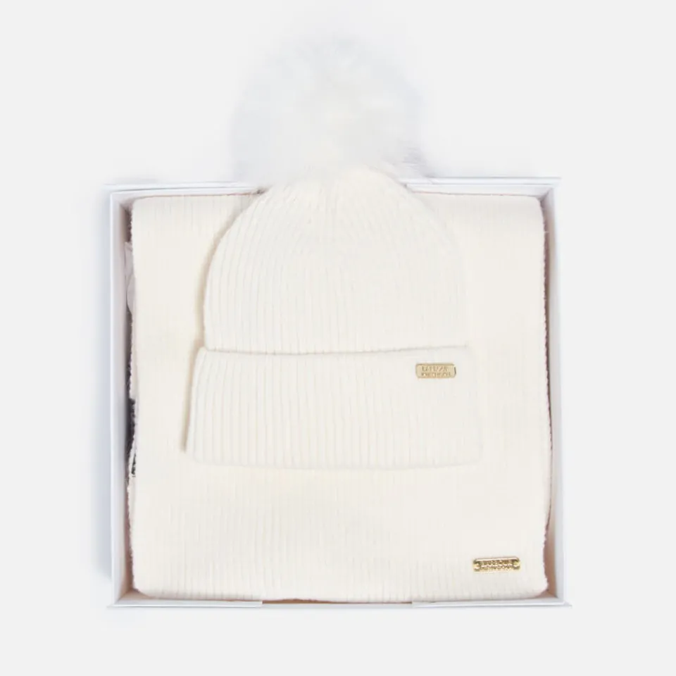Hats|Dr. Martens Barbour International Mallory Ribbed-Knit Beanie And Scarf Set