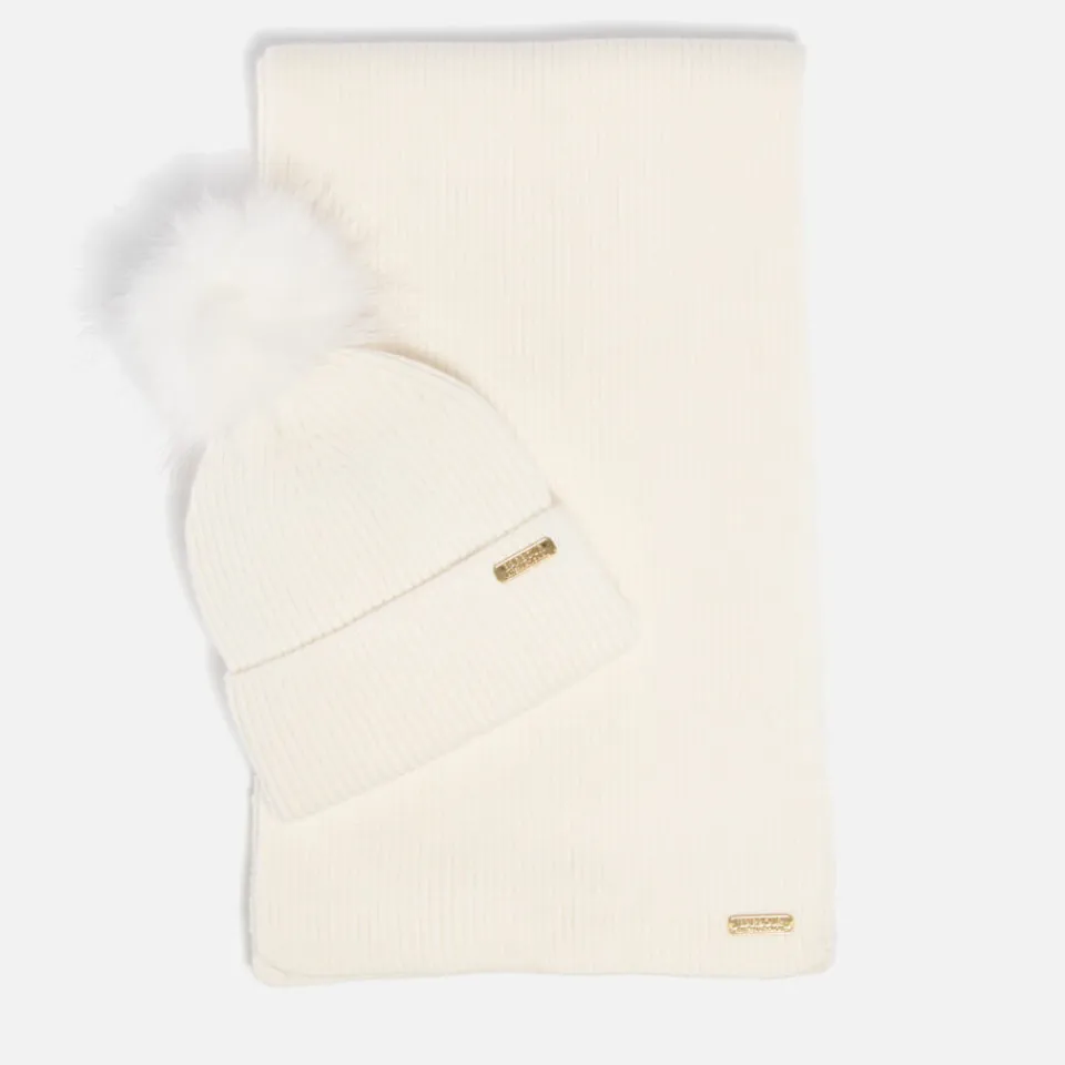 Hats|Dr. Martens Barbour International Mallory Ribbed-Knit Beanie And Scarf Set