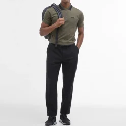 Polo Shirts|Axel Arigato Barbour International Orton Tipped Cotton-Jersey Polo Shirt - S