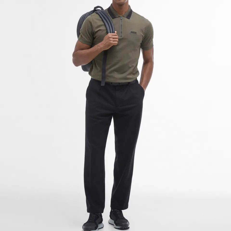 Polo Shirts|Axel Arigato Barbour International Orton Tipped Cotton-Jersey Polo Shirt - S