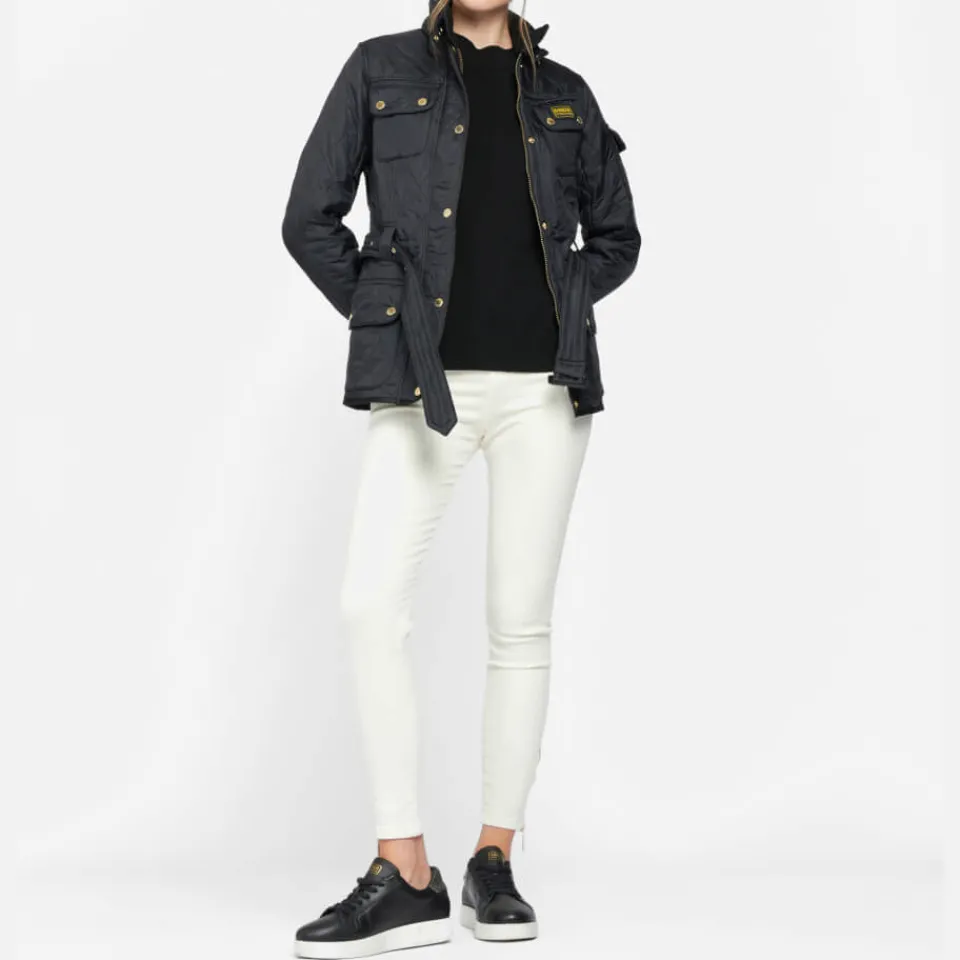 Jackets|Coats|Barbour International Polarquilt Shell Jacket - UK 8