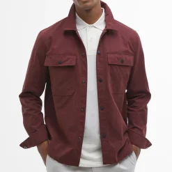 Shirts|Shirts|Barbour International Rocco Brushed Canvas Overshirt - S