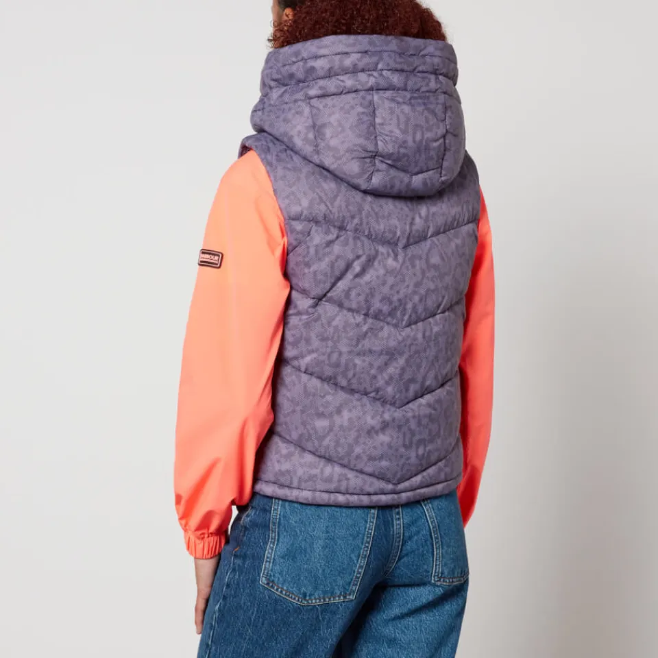 Jackets|Coats|Barbour International Snake-Print Halton Gilet - UK 10