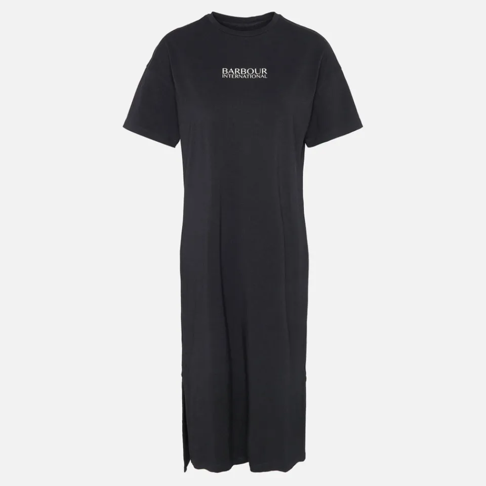 Dresses|Dresses|Puma Barbour International Sofia Cotton-Blend Jersey Midi Dress - UK 12