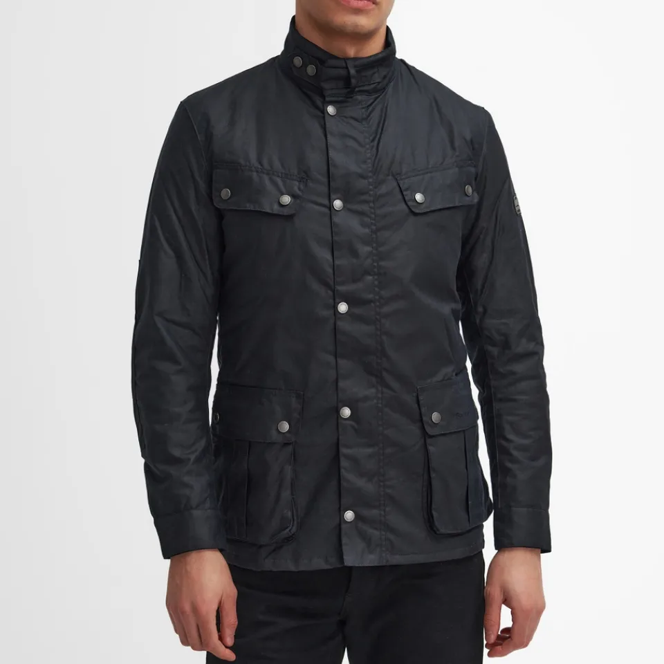 Jackets|Coats|Dr. Martens Barbour International Tourer Duke Waxed Cotton Jacket - M