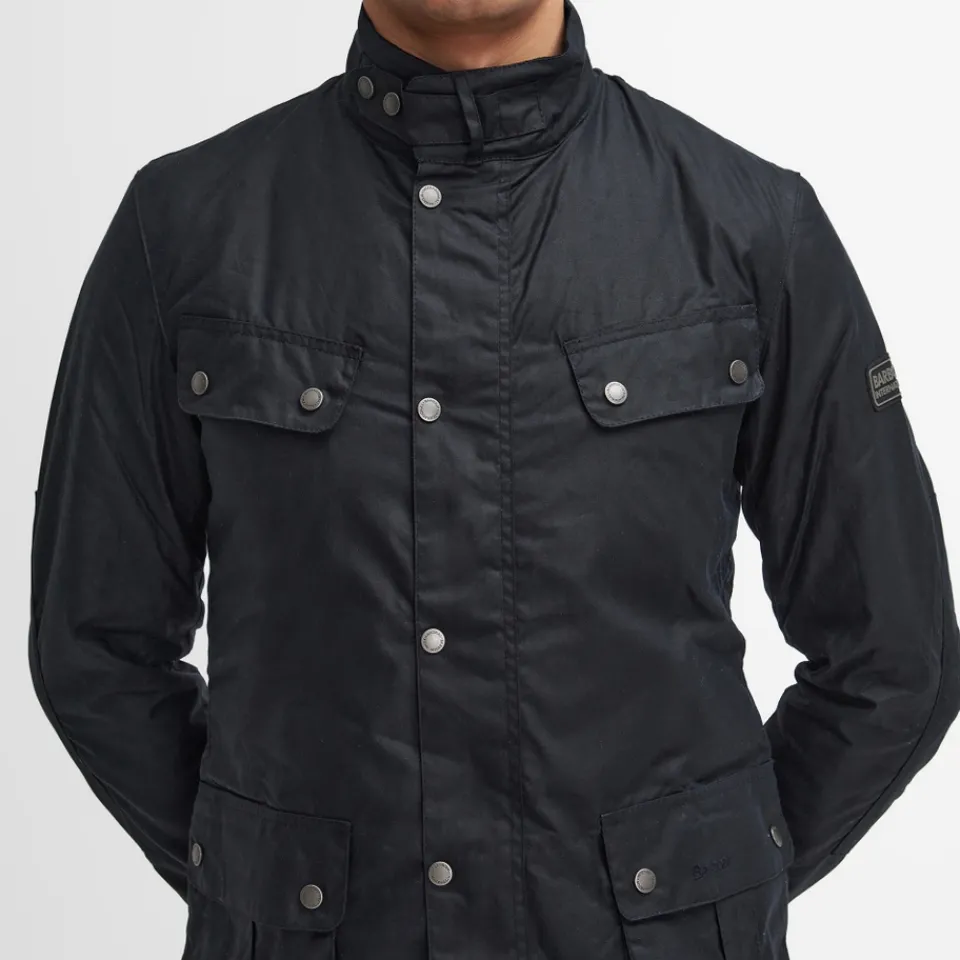 Jackets|Coats|Dr. Martens Barbour International Tourer Duke Waxed Cotton Jacket - M