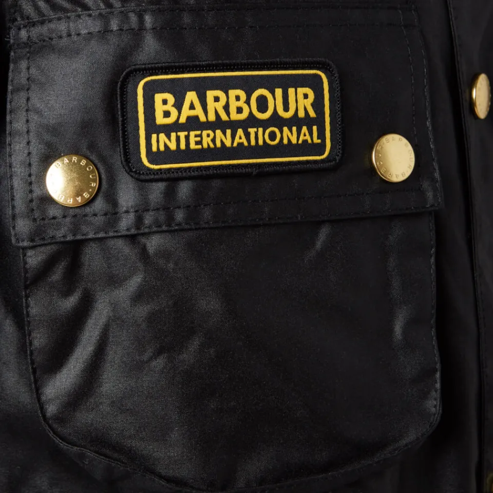 Jackets|Coats|Dr. Martens Barbour International Union Jack Waxed Cotton Jacket - M