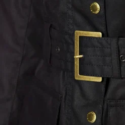 Jackets|Coats|Barbour International Waxed Cotton Jacket - UK 10