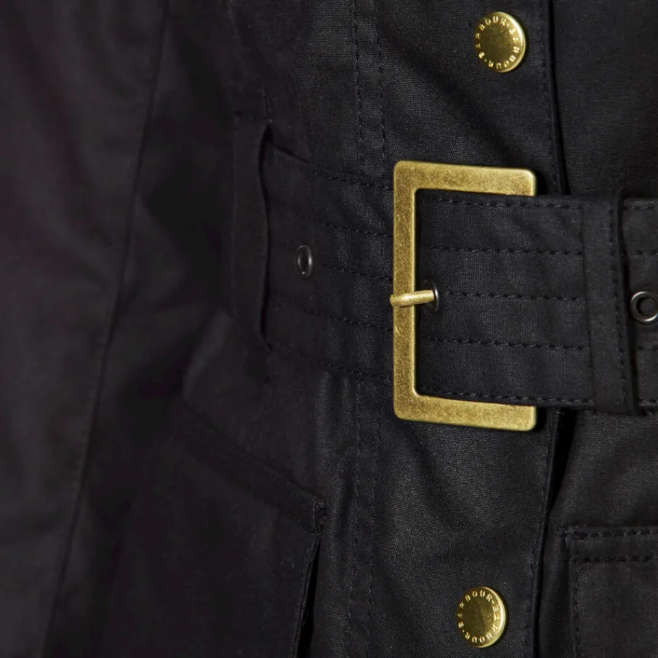 Jackets|Coats|Barbour International Waxed Cotton Jacket - UK 10