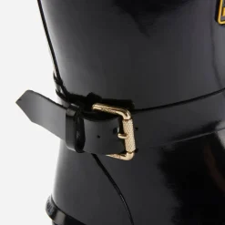 Boots|Dr. Martens Barbour International Women's Mugello Biker Wellies - Black - UK 3
