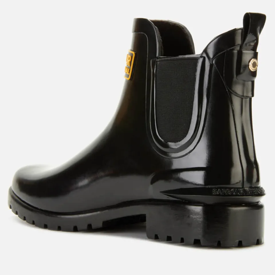 Boots|Dr. Martens Barbour International Women's Assen Chelsea Wellies - Black - UK 3
