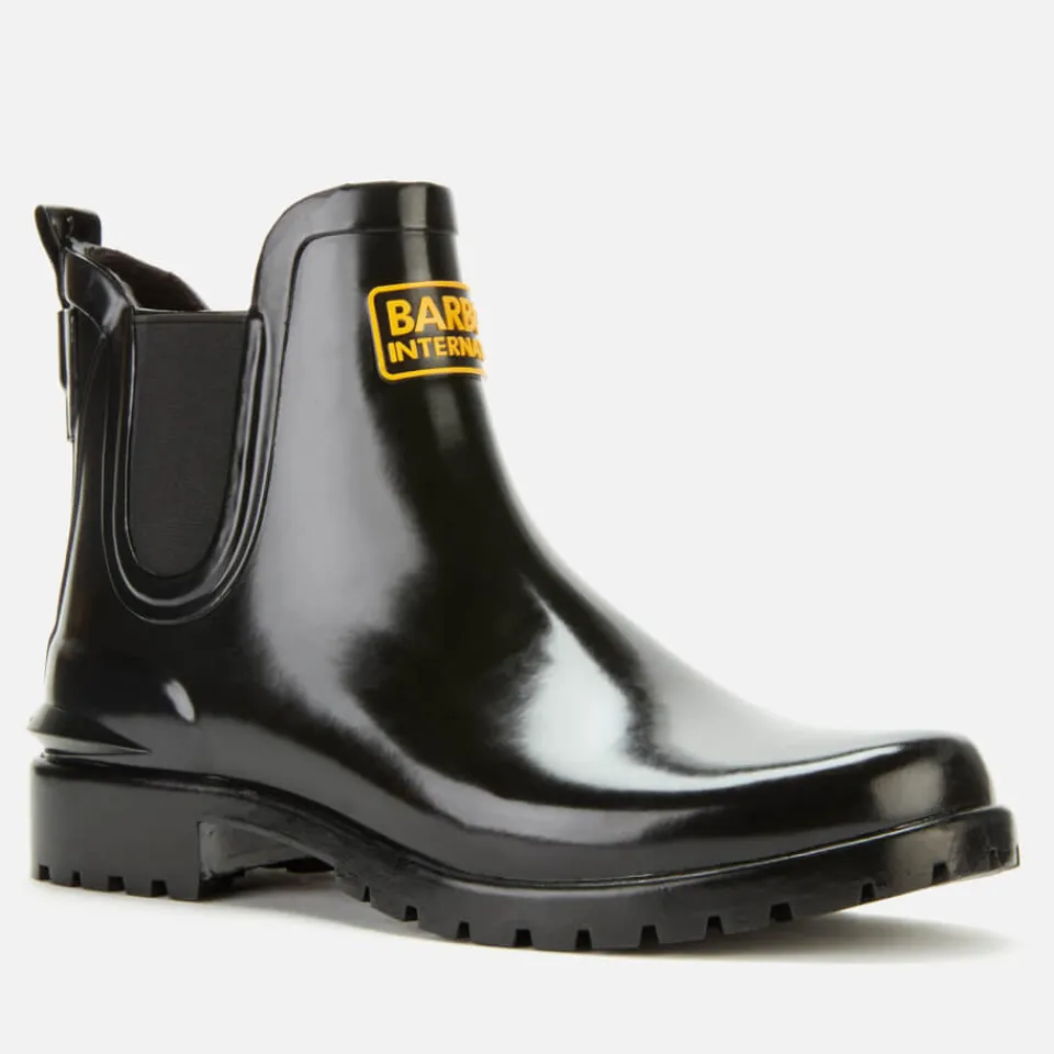 Boots|Dr. Martens Barbour International Women's Assen Chelsea Wellies - Black - UK 3