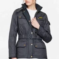 Jackets|Coats|Dr. Martens Barbour International Women's Polarquilt Jacket - Navy - UK 8
