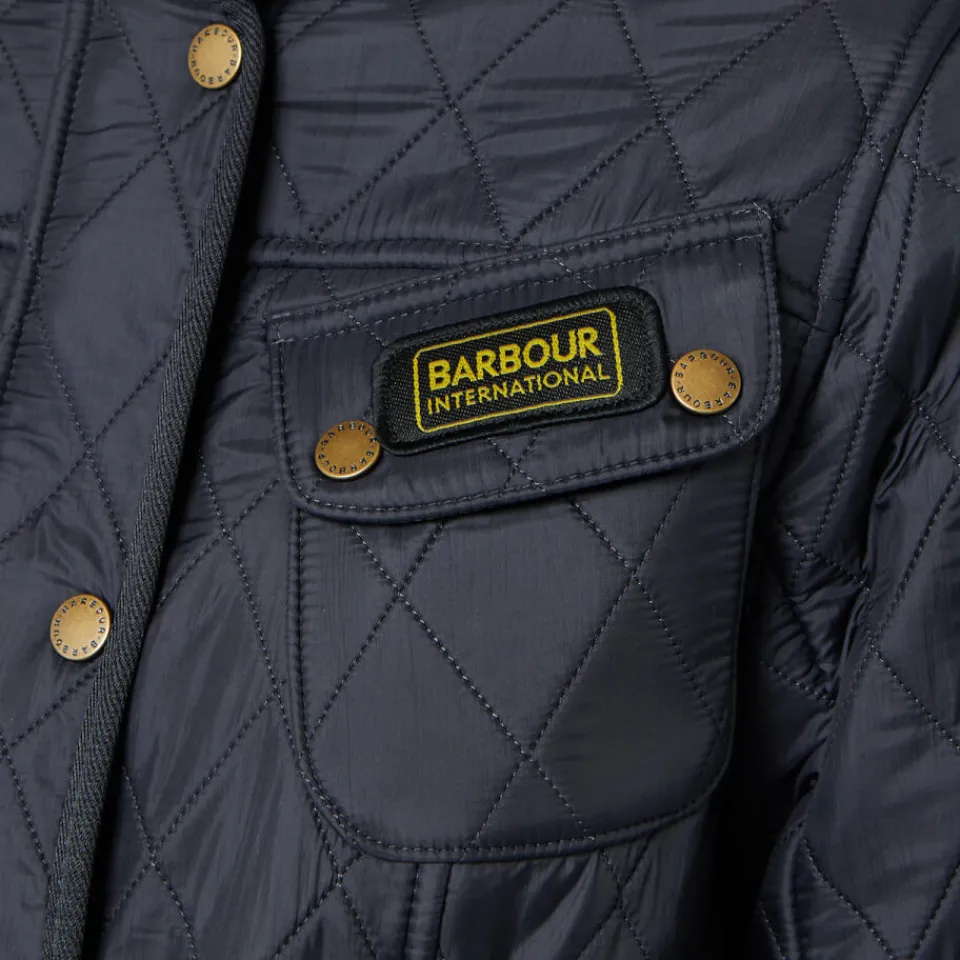 Jackets|Coats|Dr. Martens Barbour International Women's Polarquilt Jacket - Navy - UK 8