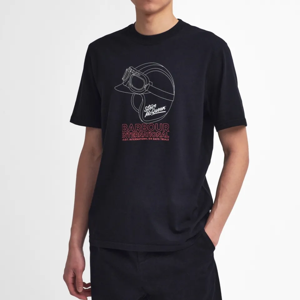 T-Shirts|T-Shirts|Dr. Martens Barbour International x Steve McQueen Coty Graphic Cotton-Jersey T-Shirt - S