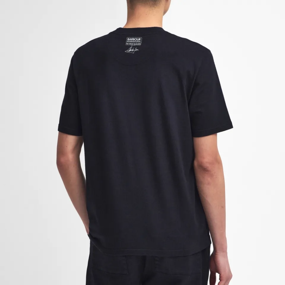 T-Shirts|T-Shirts|Dr. Martens Barbour International x Steve McQueen Coty Graphic Cotton-Jersey T-Shirt - S