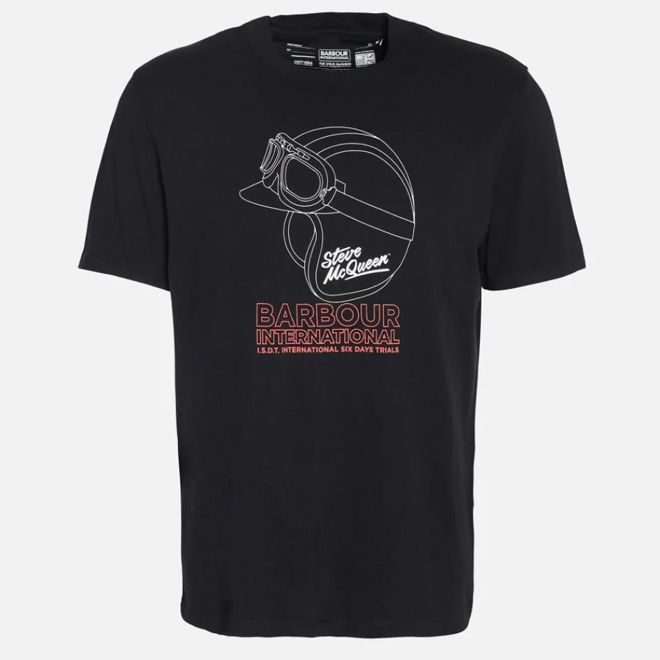 T-Shirts|T-Shirts|Dr. Martens Barbour International x Steve McQueen Coty Graphic Cotton-Jersey T-Shirt - S