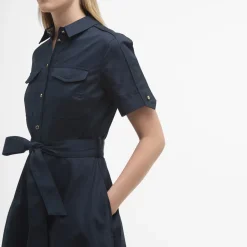 Dresses|Dresses|Barbour Ivy Cotton-Sateen Midi Dress - UK 8