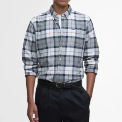 Shirts|Shirts|Dr. Martens Barbour Lewis Tailored Checked Cotton Shirt - L