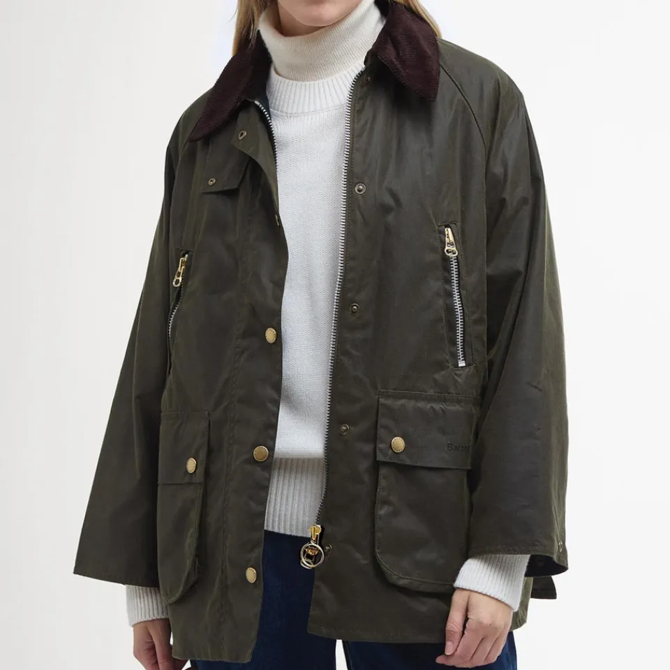 Jackets|Coats|Dr. Martens Barbour Lynne Waxed Cotton Jacket - UK 10