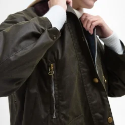 Jackets|Coats|Dr. Martens Barbour Lynne Waxed Cotton Jacket - UK 10