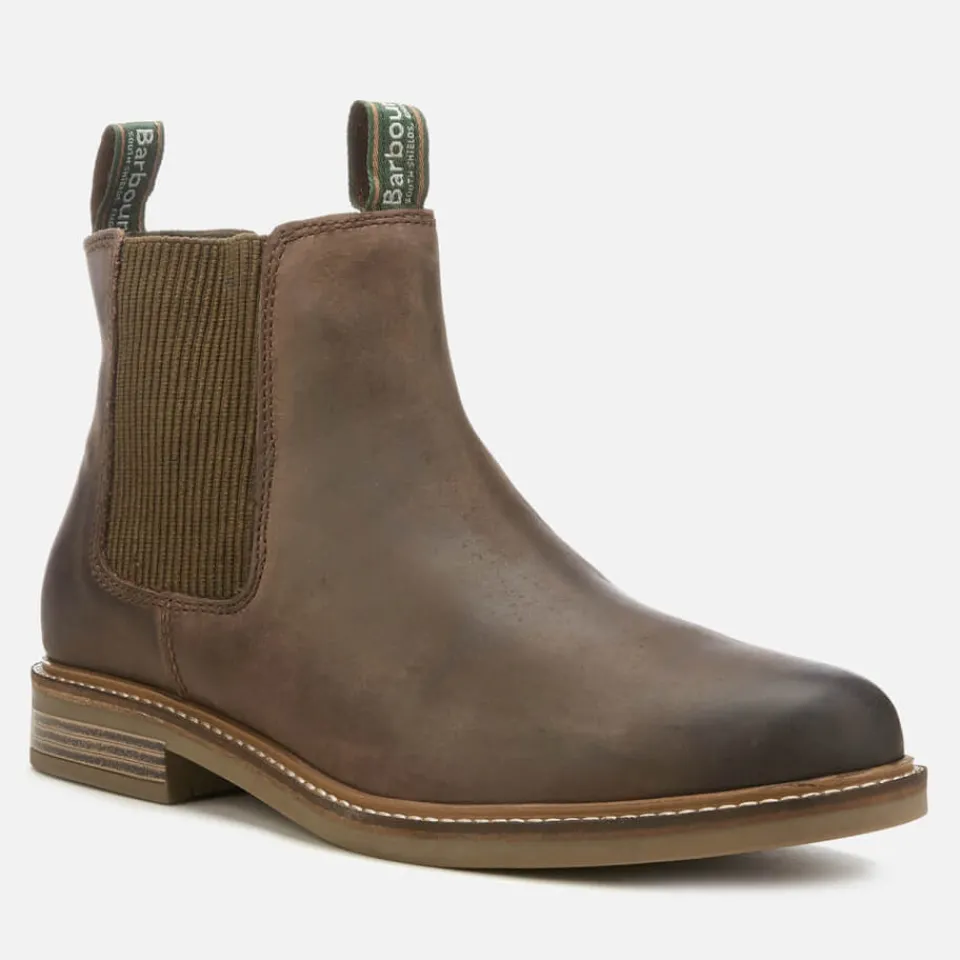 Boots|Dr. Martens Barbour Men's Farsley Leather Chelsea Boots - Choco - UK 7
