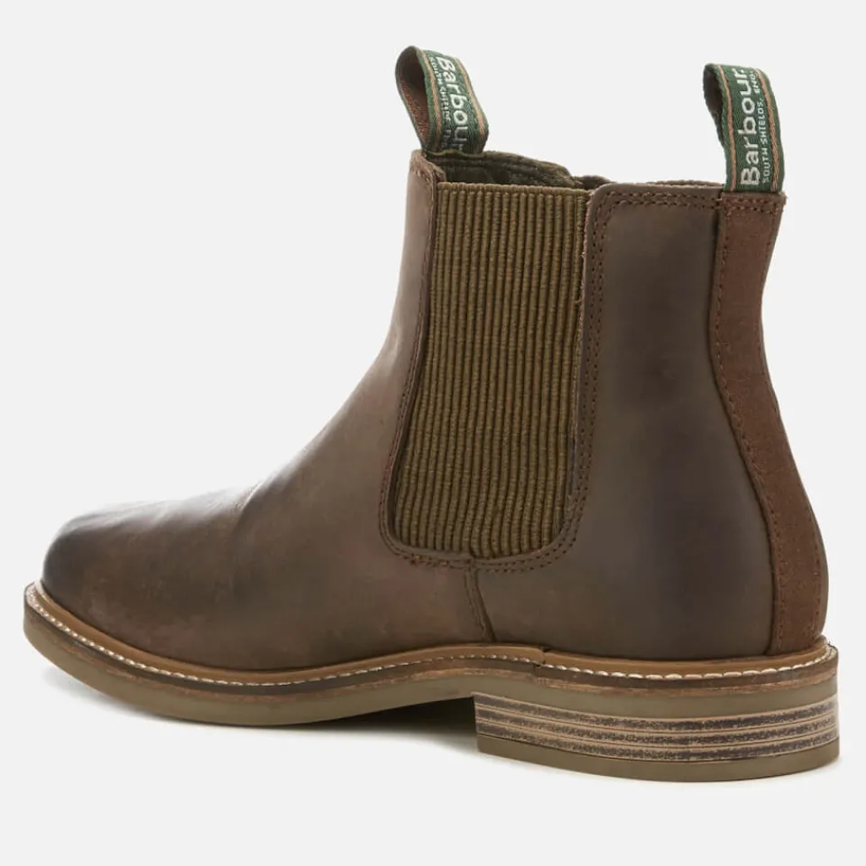 Boots|Dr. Martens Barbour Men's Farsley Leather Chelsea Boots - Choco - UK 7