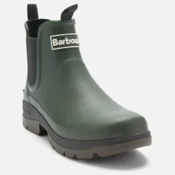 Boots|Barbour Men's Nimbus Rubber Chelsea Boots - Olive - UK 7
