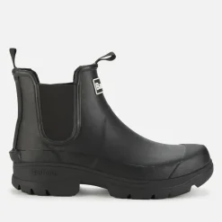 Boots|Barbour Men's Nimbus Rubber Chelsea Boots - Black - UK 8