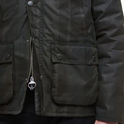 Jackets|Coats|Barbour Modern Check Bedale Waxed Cotton Jacket - XL