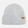 Hats|Barbour Pendle Logo-Detailed Ribbed-Knit Beanie