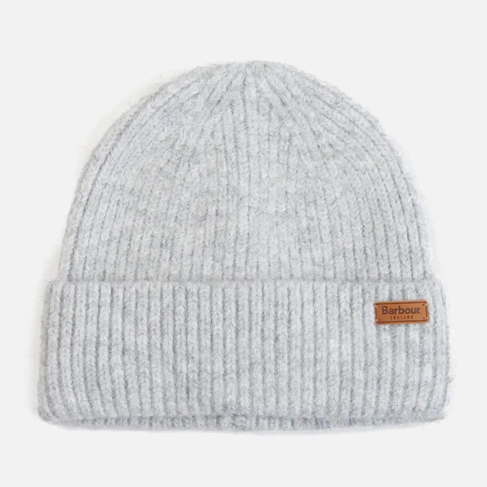 Hats|Barbour Pendle Logo-Detailed Ribbed-Knit Beanie