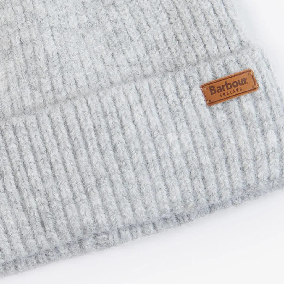 Hats|Barbour Pendle Logo-Detailed Ribbed-Knit Beanie