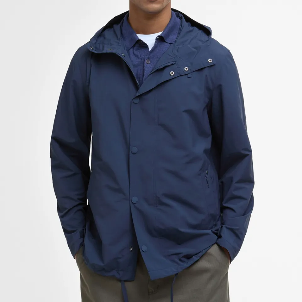 Jackets|Coats|Dr. Martens Barbour Quay Showerproof Hooded Matte-Shell Jacket - S