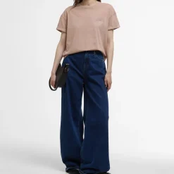 Loungewear|T-Shirts And Tops|Rotate Sunday Barbour Sandgate Cotton-Jersey T-Shirt - UK 12