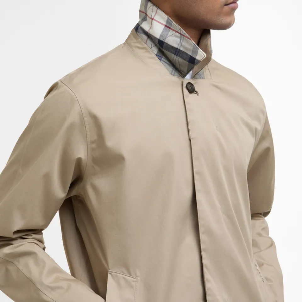 Coats|Jackets|Barbour Short Rokig Waterproof Canvas Jacket - S