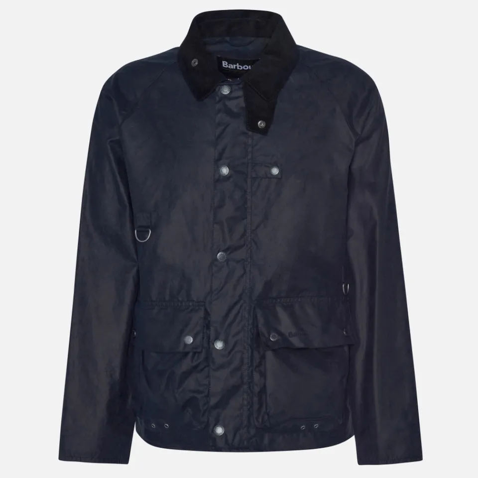 Jackets|Coats|Barbour Utility Spey Waxed Cotton Jacket - S