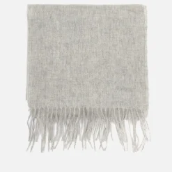 Scarves|Barbour Women's Lambswool Woven Scarf - Light Grey