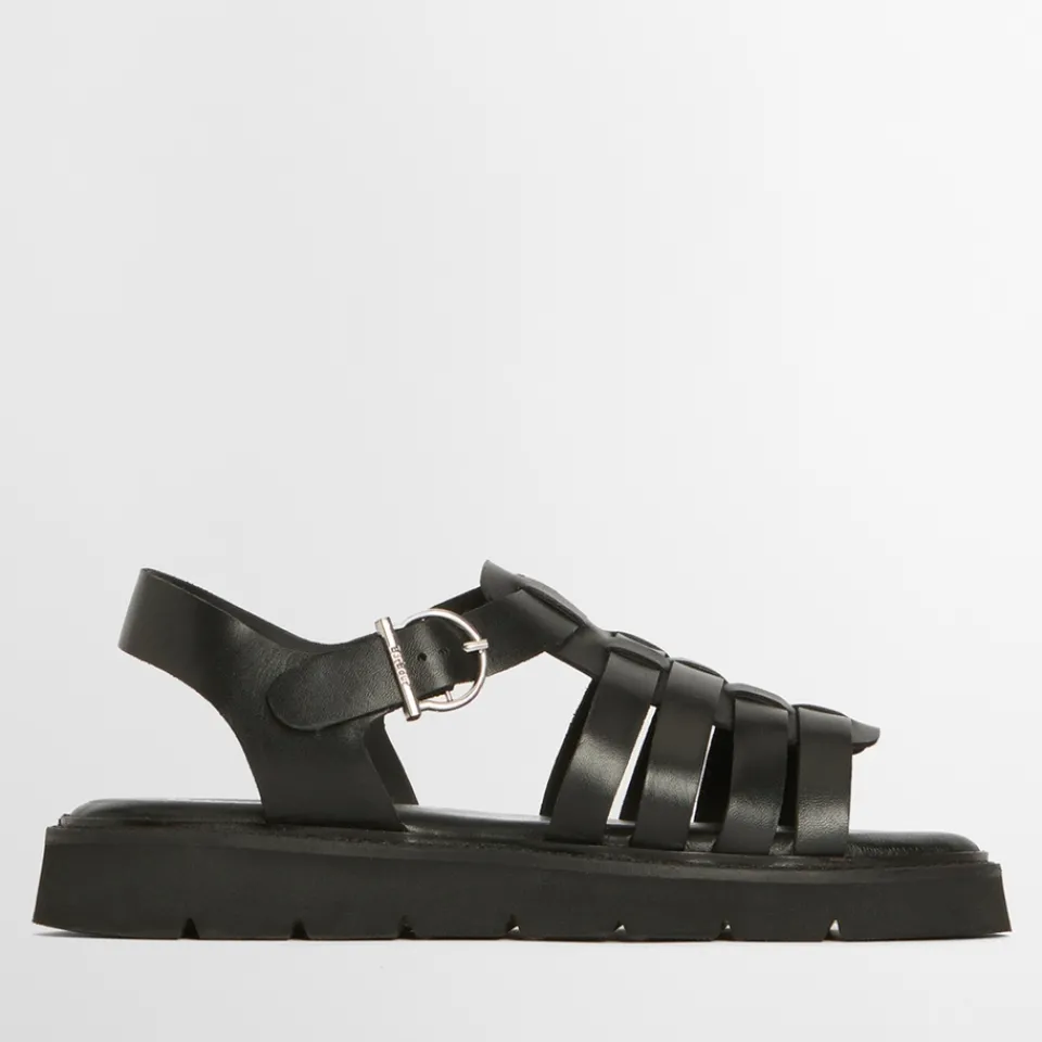 Sandals & Slides|Sandals|Ganni Barbour Women's Otterburn Leather Fisherman Sandals