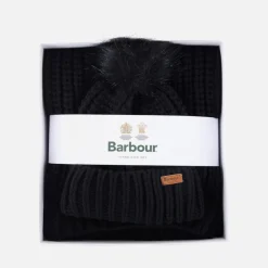 Hats|Dr. Martens Barbour Women's Saltburn Beanie And Scarf Set - Black