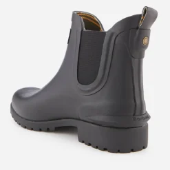 Boots|Dr. Martens Barbour Women's Wilton Chelsea Boots - Black - UK 3
