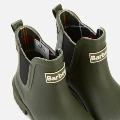 Boots|Hunter Barbour Women's Wilton Chelsea Wellies - Olive - UK 3