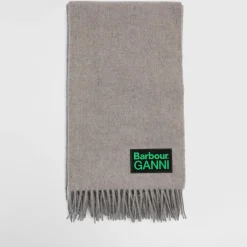 Scarves|Barbour x GANNI Wool Fringe Scarf