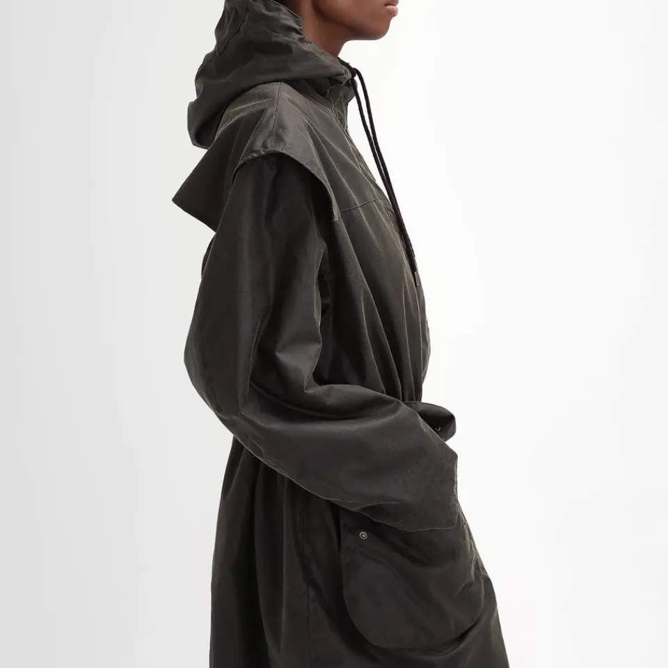 Jackets|Coats|Ganni Barbour x The Edit by Alexa Chung Liam Waxed Cotton Jacket - UK 10