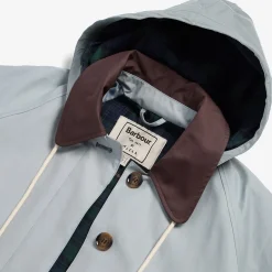 Jackets|Coats|Self-Portrait Barbour x The Edit by Alexa Chung Natalie Waxed Trench Coat - UK 12