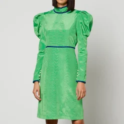 Dresses|Dresses|Cras Batsheva Tate Cotton-Blend Moiré Mini Dress - US 4/UK 8