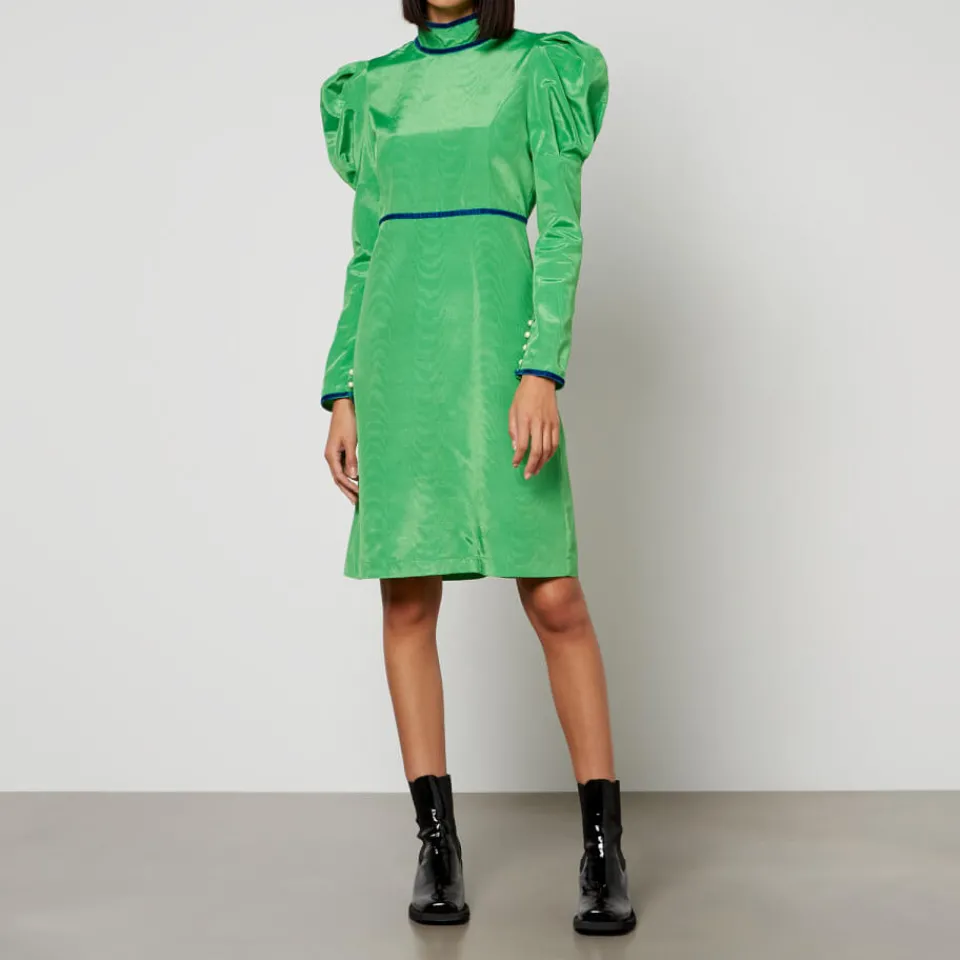 Dresses|Dresses|Cras Batsheva Tate Cotton-Blend Moiré Mini Dress - US 4/UK 8