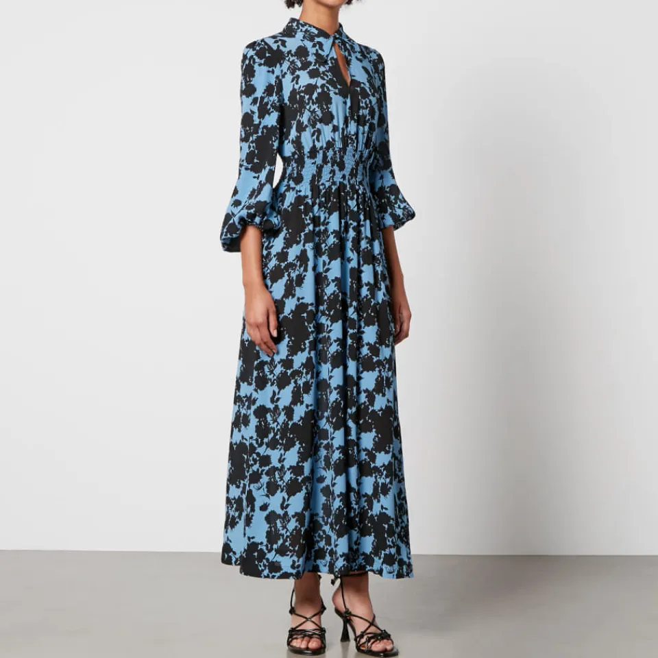 Dresses|Dresses|Baum Und Pferdgarten Amber Floral-Print Georgette Midi Dress - EU 34/UK 6