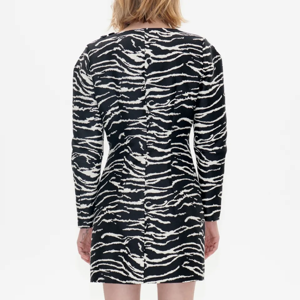 Dresses|Dresses|Dr. Martens Baum Und Pferdgarten Amelie Zebra-Print Mini Dress - EU 38/UK 10