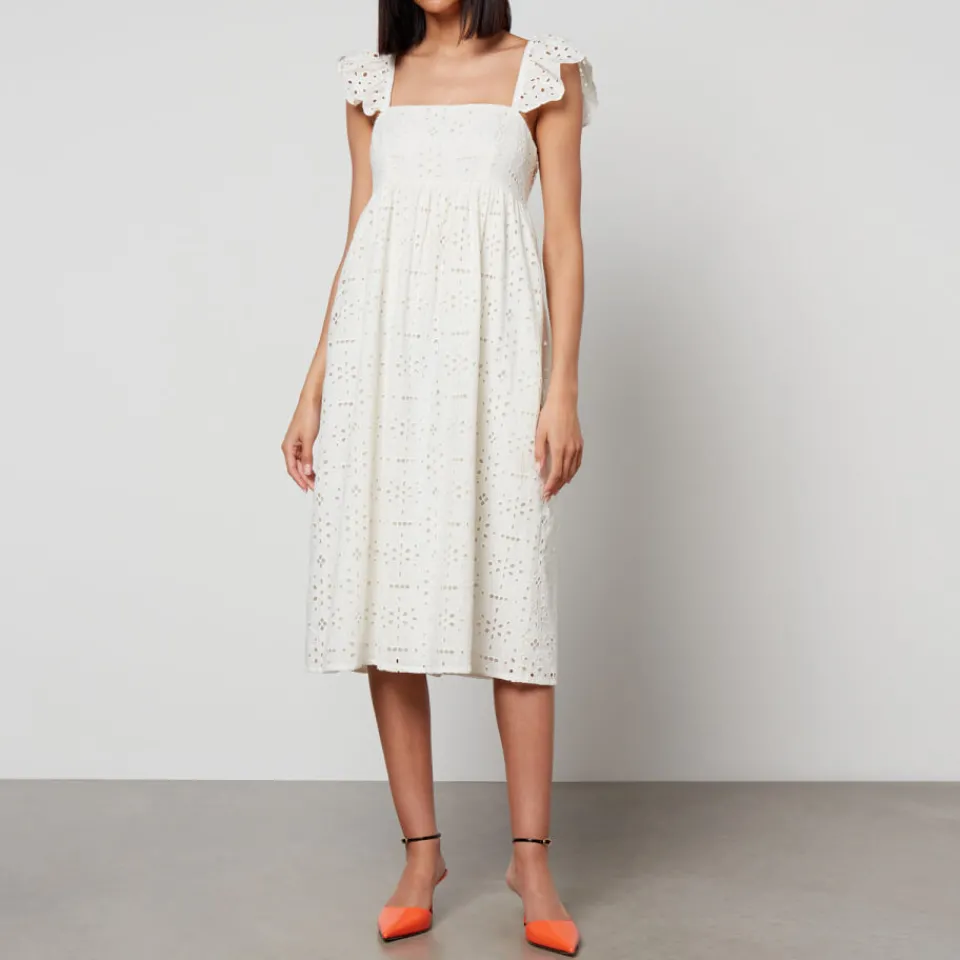 Dresses|Dresses|Stine Goya Baum Und Pferdgarten Ashaki Organic Cotton Midi Dress - EU 34/UK 6
